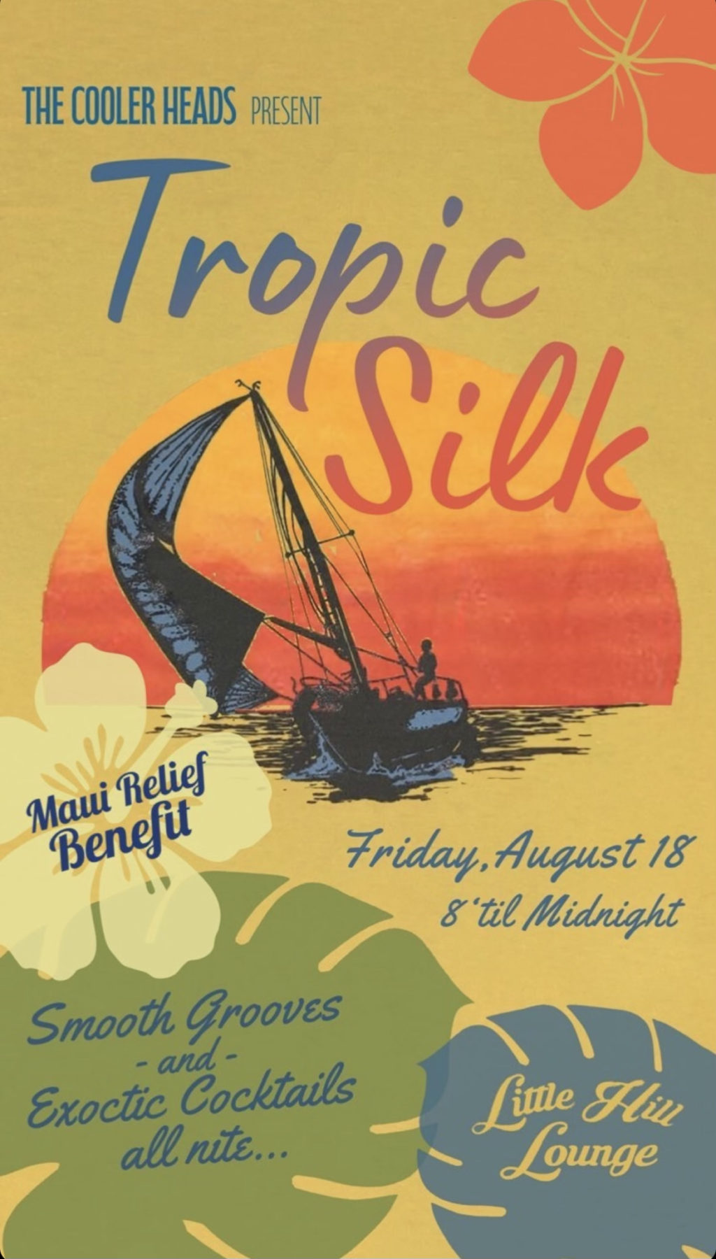 Tropic Silk Maui Relief Benefit flyer